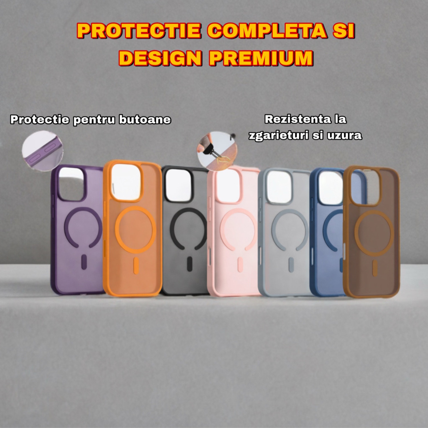 Husă SLSpeed pentru iPhone 16 Pro Max, Protecție premium, Negru, Design mat
