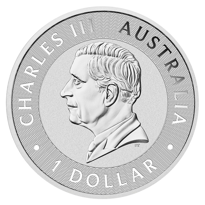 Moneda argint, 1 uncie, Cangur Australian, 31.10 g, puritate 999.9 ...