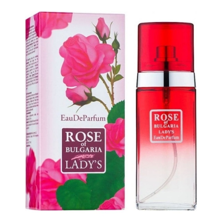 Rose of Bulgaria Eau de Parfum, damaszkuszi rózsa, 50 ml