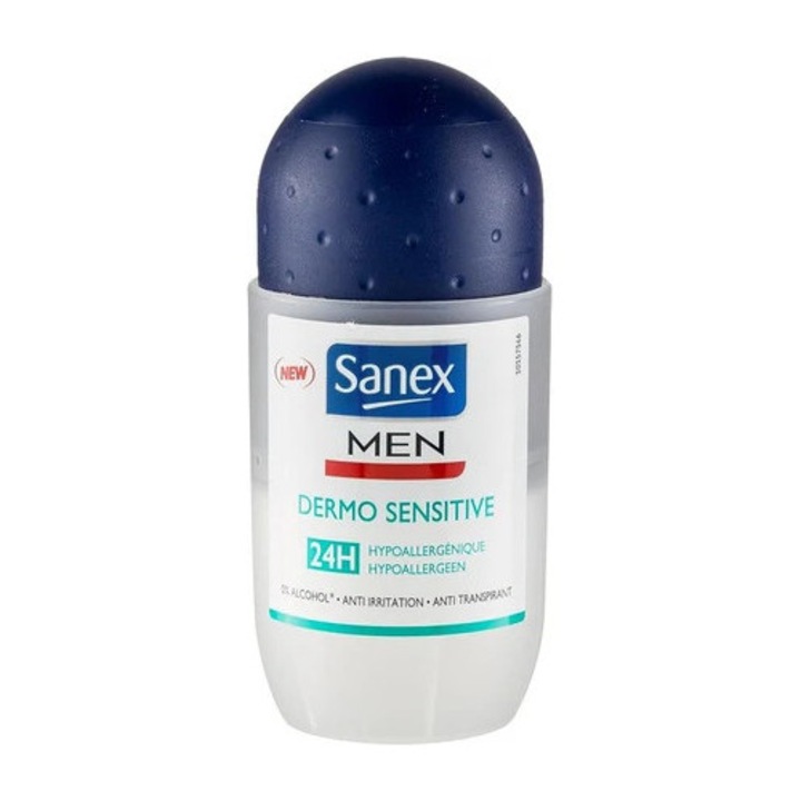 Golyós dezodor Sanex Men Sensitive, érzékeny bőrre, 50ml