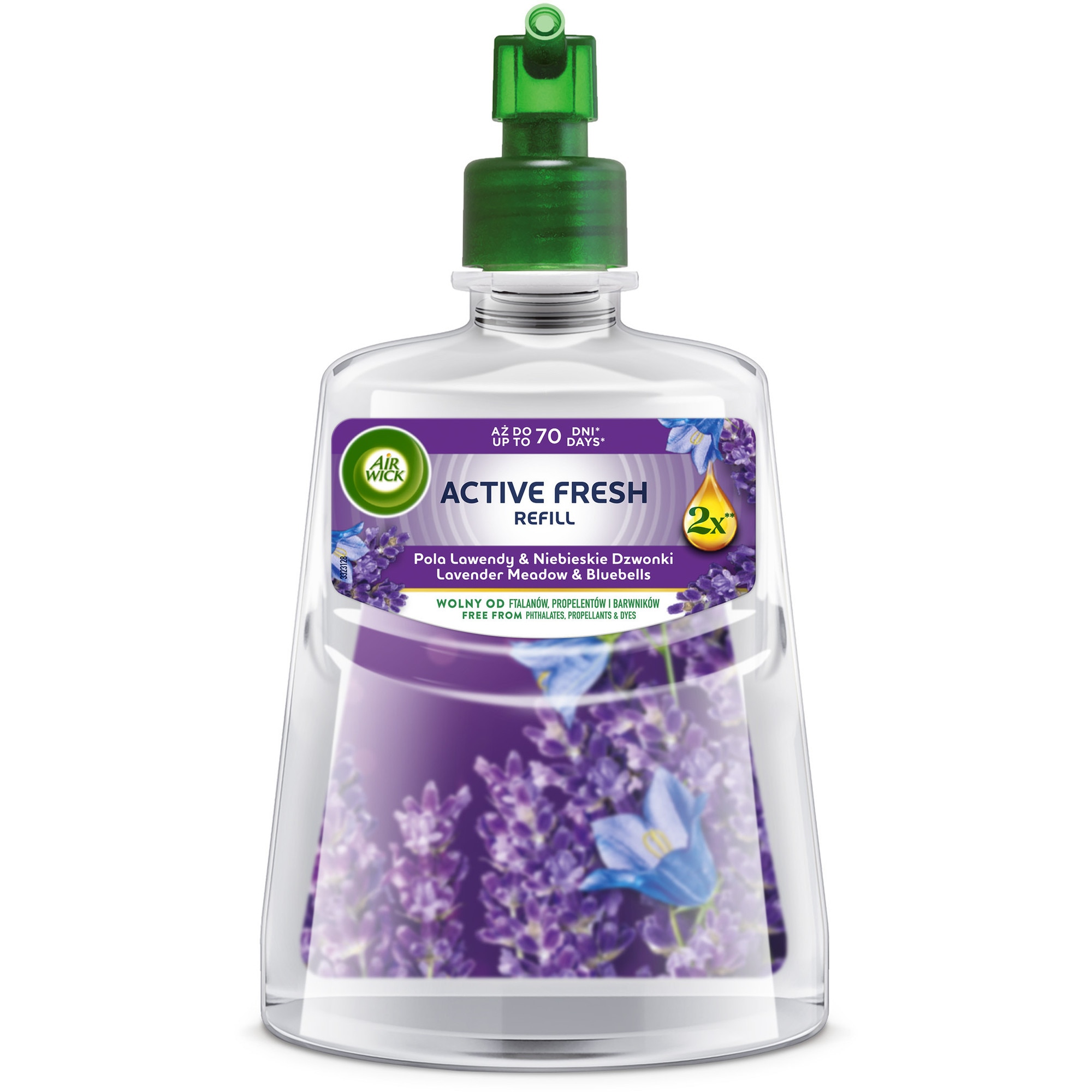 Rezerva odorizant de camera fara aerosoli Air Wick, Lavanda si Albastrele, 228ml