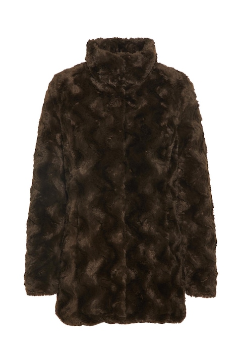 Geaca dama din blana artificiala, Maro, Vero Moda, Marimea M 38 EU