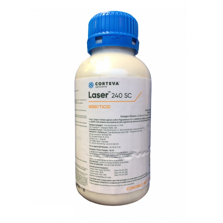 Insecticid Corteva Laser 240SC, 500ml, pentru combaterea daunatorilor, formulare SC