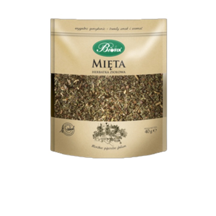 Ceai din frunze de menta Bifix, 40g, pentru digestie, fara gluten