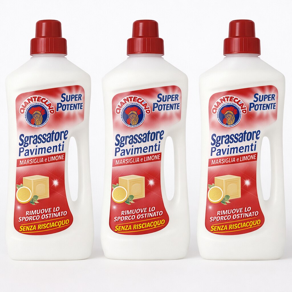 Set 3 X Detergent Chanteclair Sgrassatore Pavimenti 750 Ml Marsilia Set 3 X Detergent Chanteclair Sgrassatore Pavimenti 750 Ml Marsilia