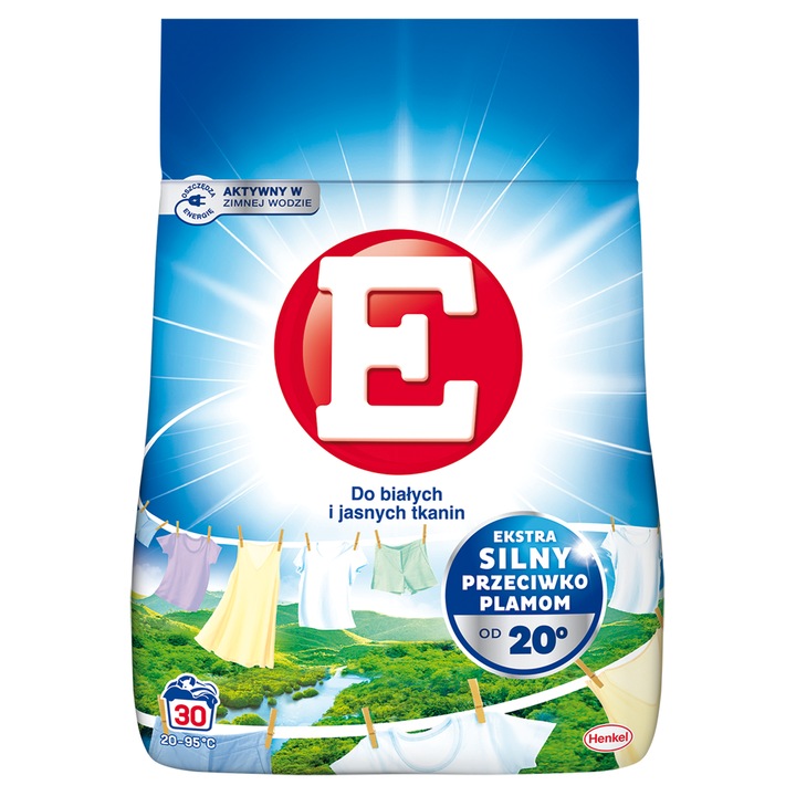 Detergent rufe Henkel E Universal, 1.65 kg, 30 spalari, pentru tesaturi albe