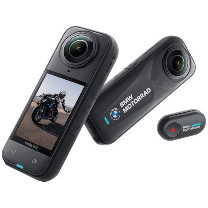 Спортнa видеокамерa Insta360 X5, 8K, BMW Motorrad Edition