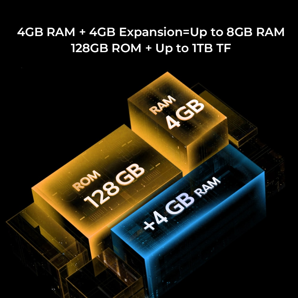 Telefon mobil Oukitel G1S, 6.52", 128GB/4GB, 10600mAh, 4G, negru