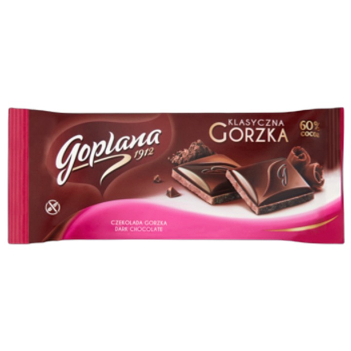 Ciocolata amaruie Jutrzenk, 60% cacao, 90 g