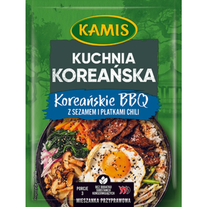 Amestec de condimente Kamis, bucatarie coreeana, 15g, usor picanta, contine chili