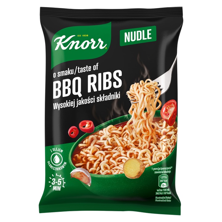 Taietei BBQ Knorr 66g, 79% paste, poate contine soia