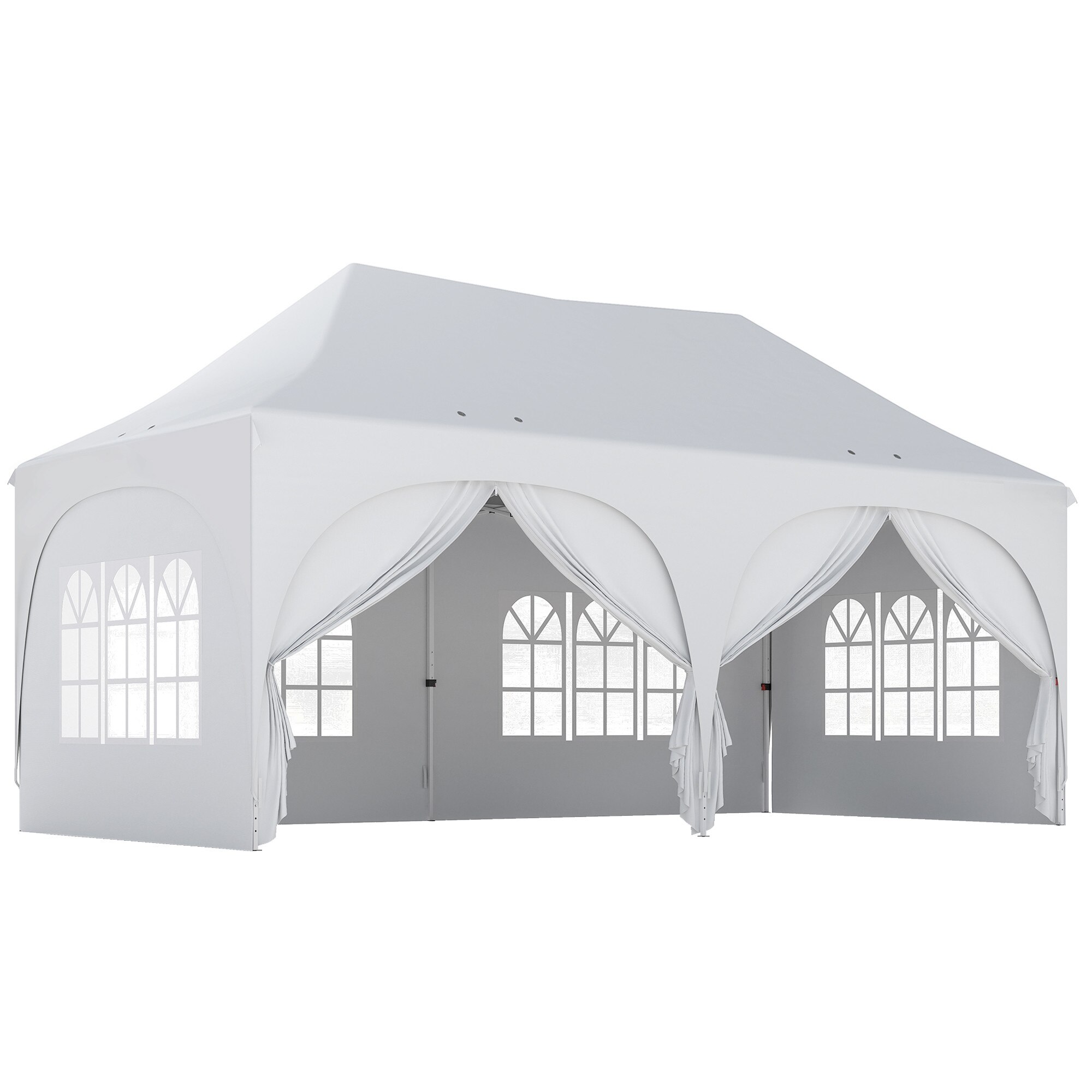 USパップテント Double-top Pop Up Canopy, Outsunny, Metal, material Oxford,598 cm