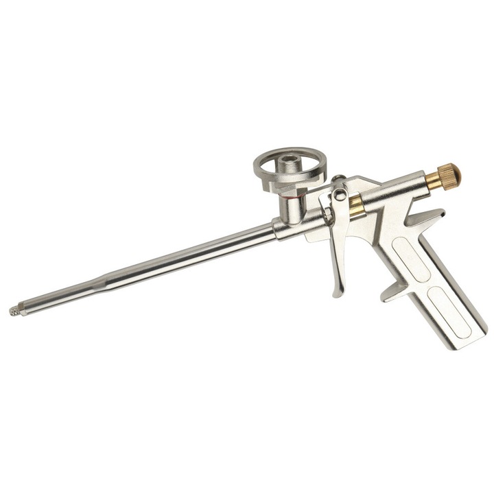 Pistol Pentru Spuma Poliuretanica, Inox Integral si Declansator Metal 300mm, Tolsen