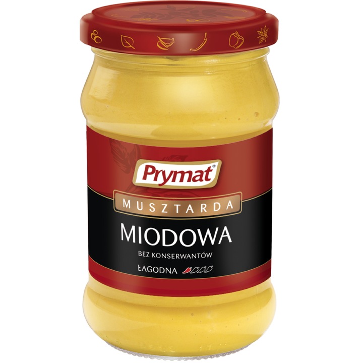 Mustar miodowa, 310g, Prymat, gust delicat, fara conservanti