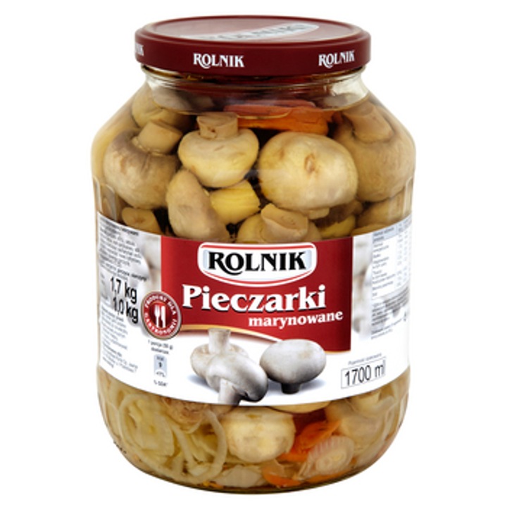 Ciuperci marinate, 1,7 kg, cu legume