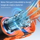 Преносим вентилатор за кръст D25, 5 скорости, 10000mAh батерия, цифров дисплей, регулируема каишка, USB зареждане, за офис, дом, дейности на открито, черен