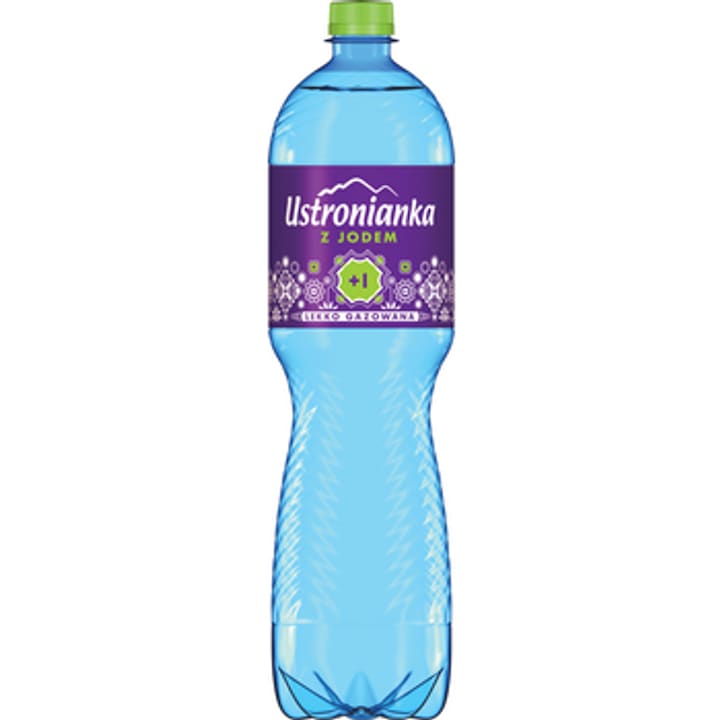 Apa minerala Ustronianka cu iod, usor carbogazoasa, 1,5l
