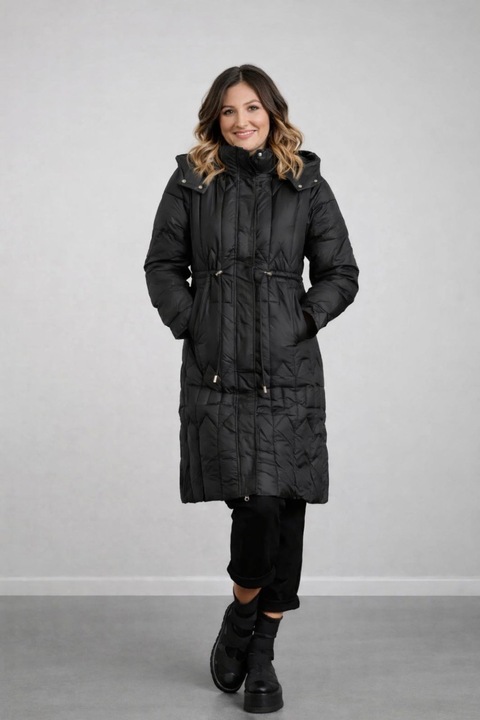 Chelsea, téglavörös, húzózsinóros derék, Fekete