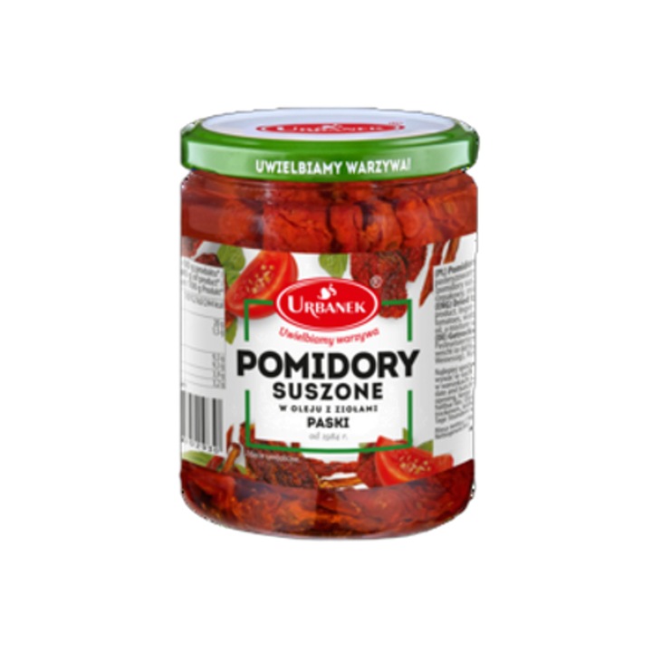 Rosii uscate in ulei cu ierburi, 480g/320g