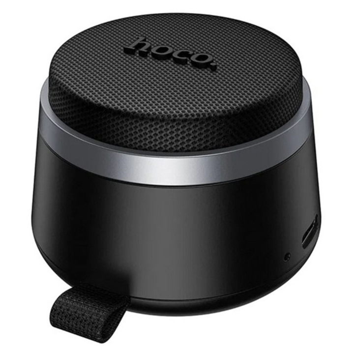 Hoco hc43 bluetooth hordozható hangszóró, v5.4, 3w, 500mah, mágneses, fekete