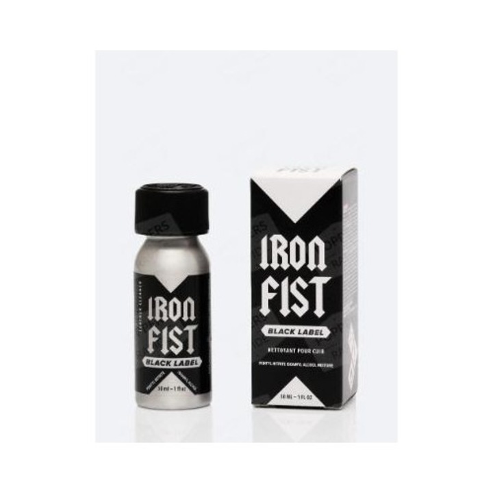 Iron Fist Black 24 ml Poppers bőrtisztító folyadék