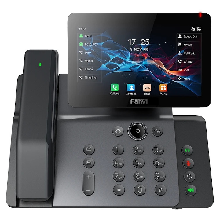 Telefon IP Fanvil - V66 Pro Negru, Telefon VoIP Prime Business