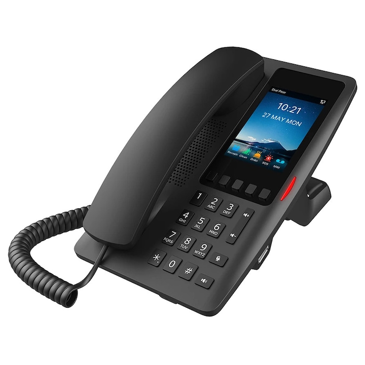 Telefon Fanvil IP Wi-Fi Phone - H6W Black, VoIP