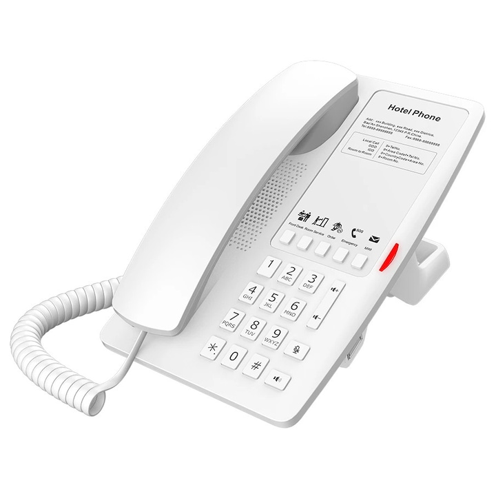 Telefon IP Fanvil Wi-Fi - H4W Alb, VoIP