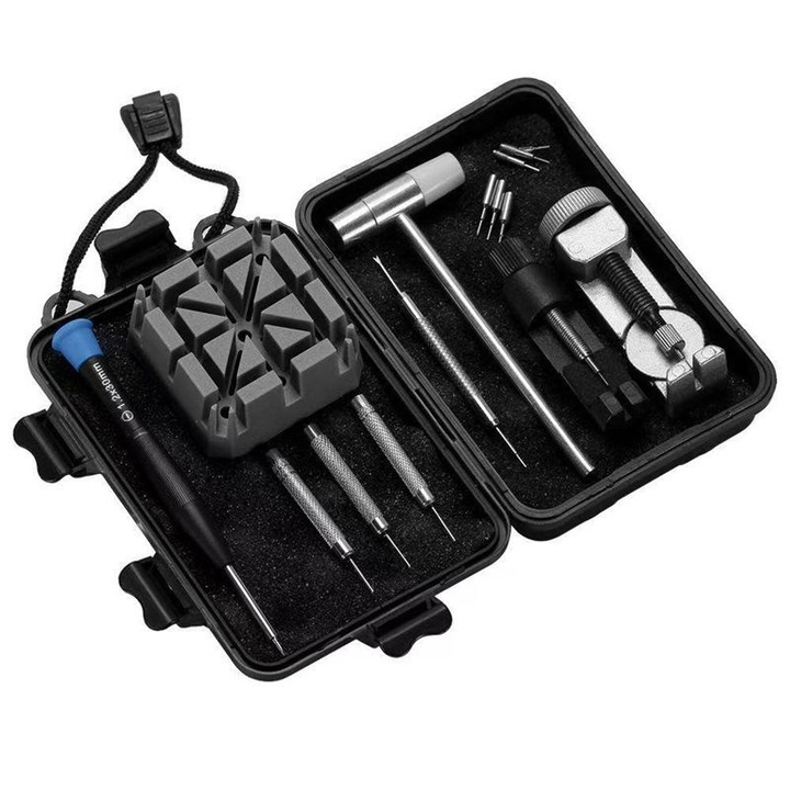 Feicaeesa® Set Multifunctional de Unealta pentru Demontat Bratari Ceas - Set Complet cu 5 in 1 pentru Inlocuirea si Ajustarea Centurilor