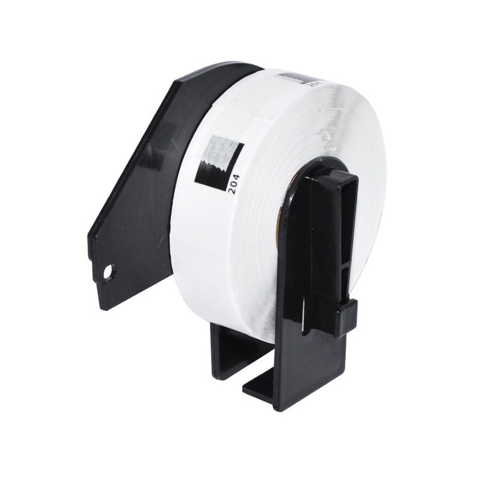 Makki kompatibilis címkék Brother DK-11204 - Többfunkciós címkék, 17mmx54mm, 400 címke tekercsenként, fekete fehéren - MK-DK-11204