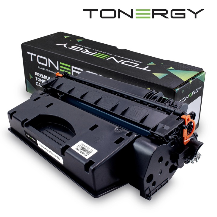 Tonergy, cartuș toner compatibil HP 05X 80X CE505XL CF280XL Negru, Capacitate mare 10000k