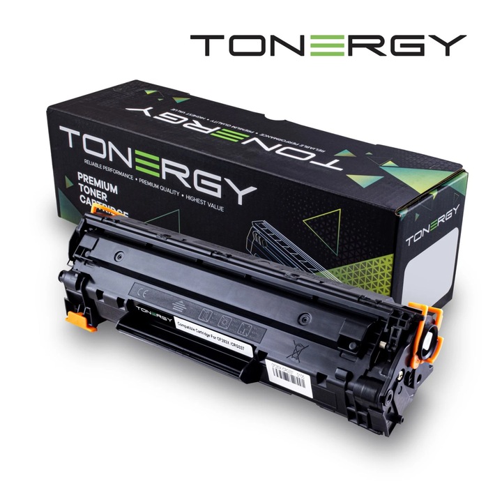 CF283X Cartus compatibil GraphiteK Tonergy CANON CRG-737H Black, 2.4k