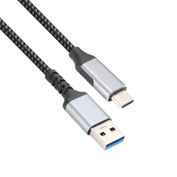 VCom Kábel USB 3.2 Gen2 Type-C / USB AM, 10Gbps, Fekete - CU401M-1m