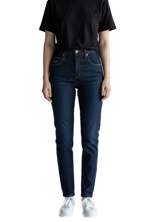 Blugi de damă Diesel Slandy 6001063, Talie înaltă, Skinny Fit, Albastru închis, Albastru inchis, 26