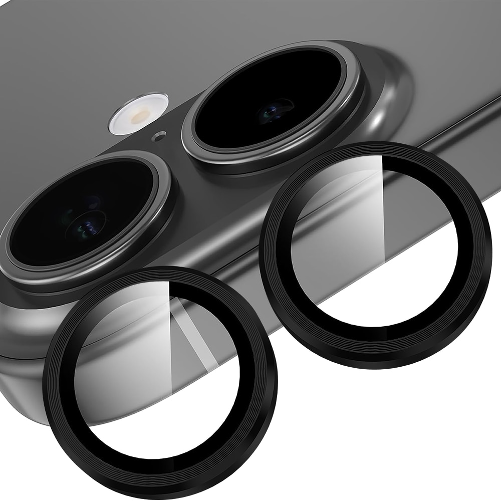 Folie Protectie Lentile Camera compatibila cu Apple iPhone 17, CASEY STUDIOS™ MaxDefense+, Ultra HD, Anti Amprente, Anti Zgarieturi, Anti Socuri, Negru