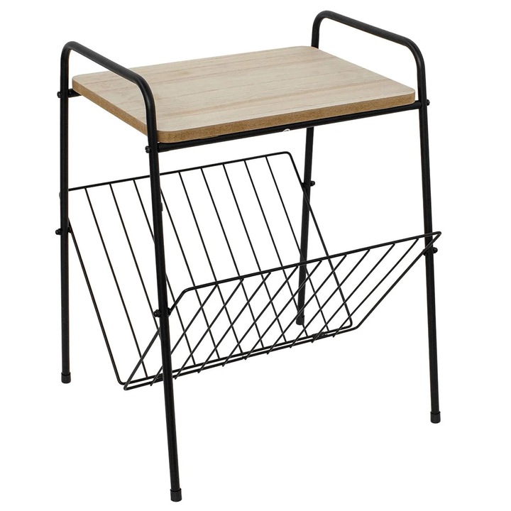 Метална помощна маса със стойка 36x29x46см