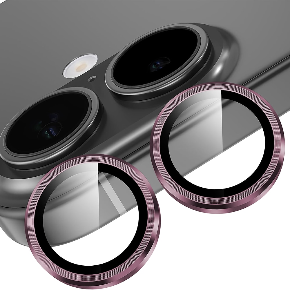 Folie Protectie Lentile Camera compatibila cu Apple iPhone 17, CASEY STUDIOS™ MaxDefense+, Ultra HD, Anti Amprente, Anti Zgarieturi, Anti Socuri, Roz