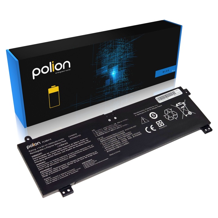 Батерия за лаптоп POLION 2900mAh 14,8V за ASUS, 4 клетки, нова