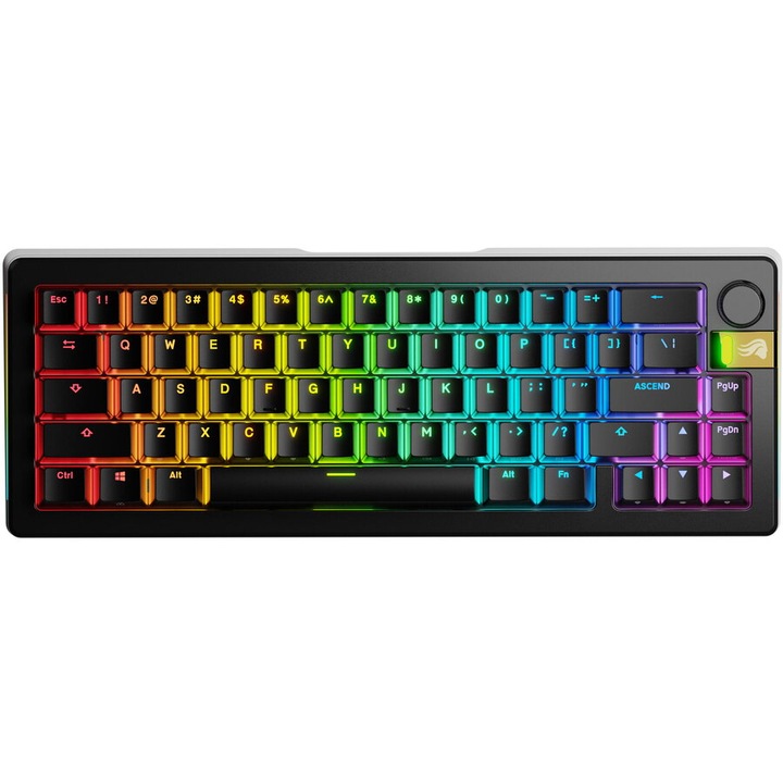 Tastatură mecanică Glorious GMMK 3 PRO HE 65%, Wireless, 66 taste, Negru