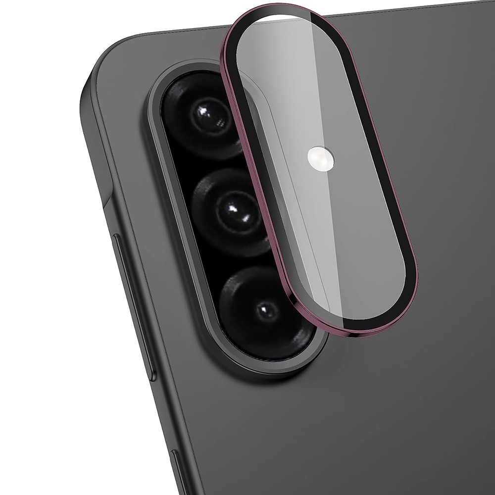 Folie Protectie Lentile Camera compatibila cu Samsung Galaxy A56 /Samsung Galxy A36, CASEY STUDIOS™ MaxDefense+, Ultra HD, Anti Amprente, Anti Zgarieturi, Anti Socuri, Roz