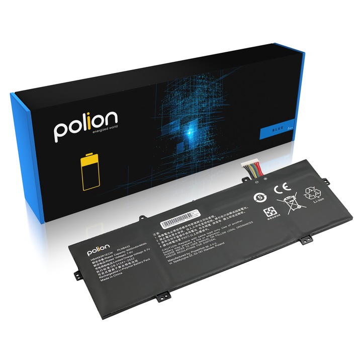 Батерия за лаптоп POLION 6000mAh 4 клетки 7,6V за HUAWEI MagicBook 2018 2019