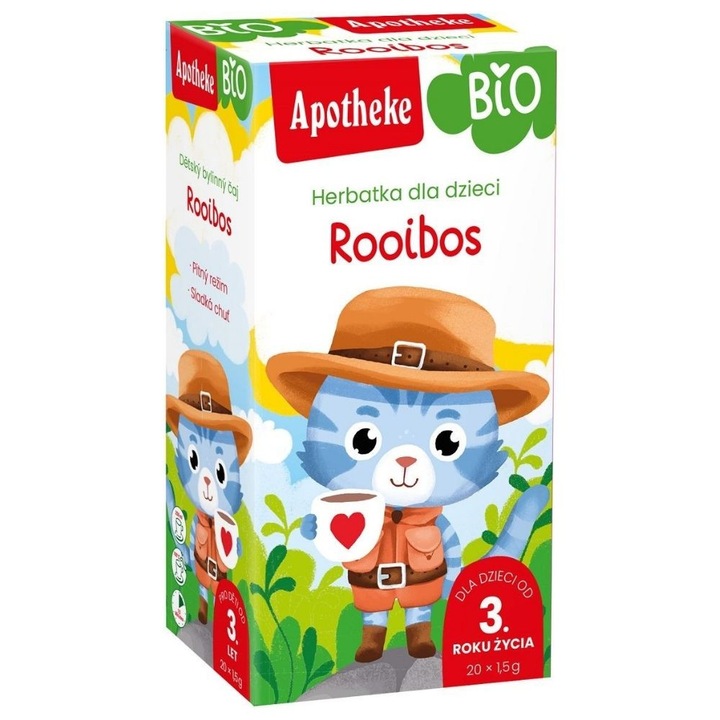 Apotheke Bio Ceai pentru copii Rooibos - 20 pliculete