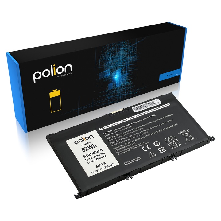 Батерия за лаптоп Polion 7200mAh 11,4V за DELL 357F9 Inspiron 15 7557 7559 7567 3779
