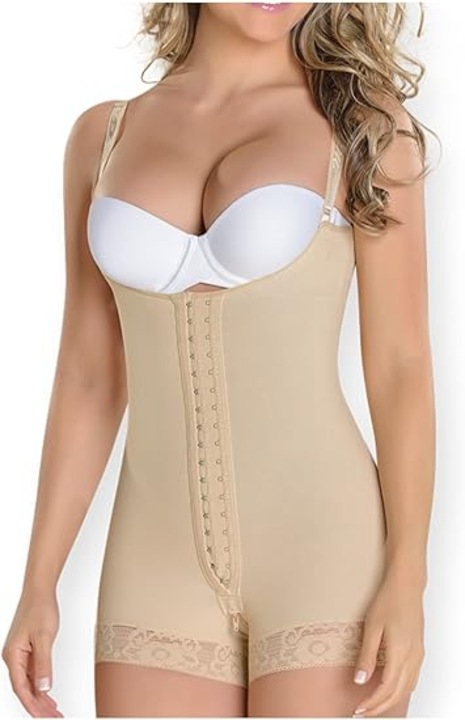 Боди 9-Bone YDCY™, боди Columbia, следродилно боди за жени, контрол на корема и повдигане на талията,, Бежов