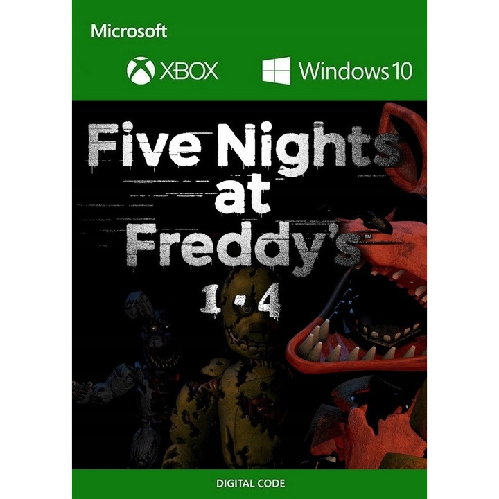 Játék Licenc Five Nights At Freddy's Series 1-4 Xbox One/X/S Key (Azonnali Aktiváló Kód)