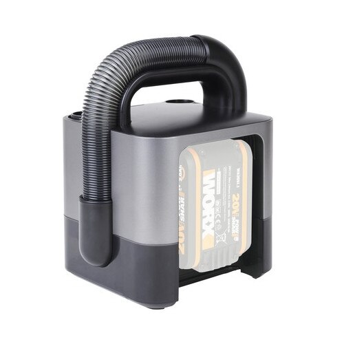 Aspirator de mana Worx WX030.9 0, 21L, putere 150W, compact, portabil, 15x18, 2x21, 8cm