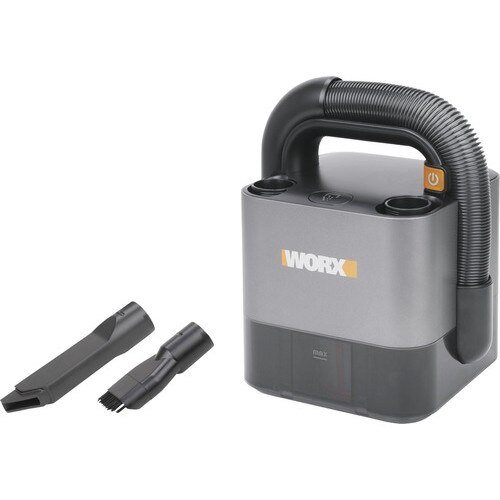 Aspirator de mana Worx WX030.9 0, 21L, putere 150W, compact, portabil, 15x18, 2x21, 8cm