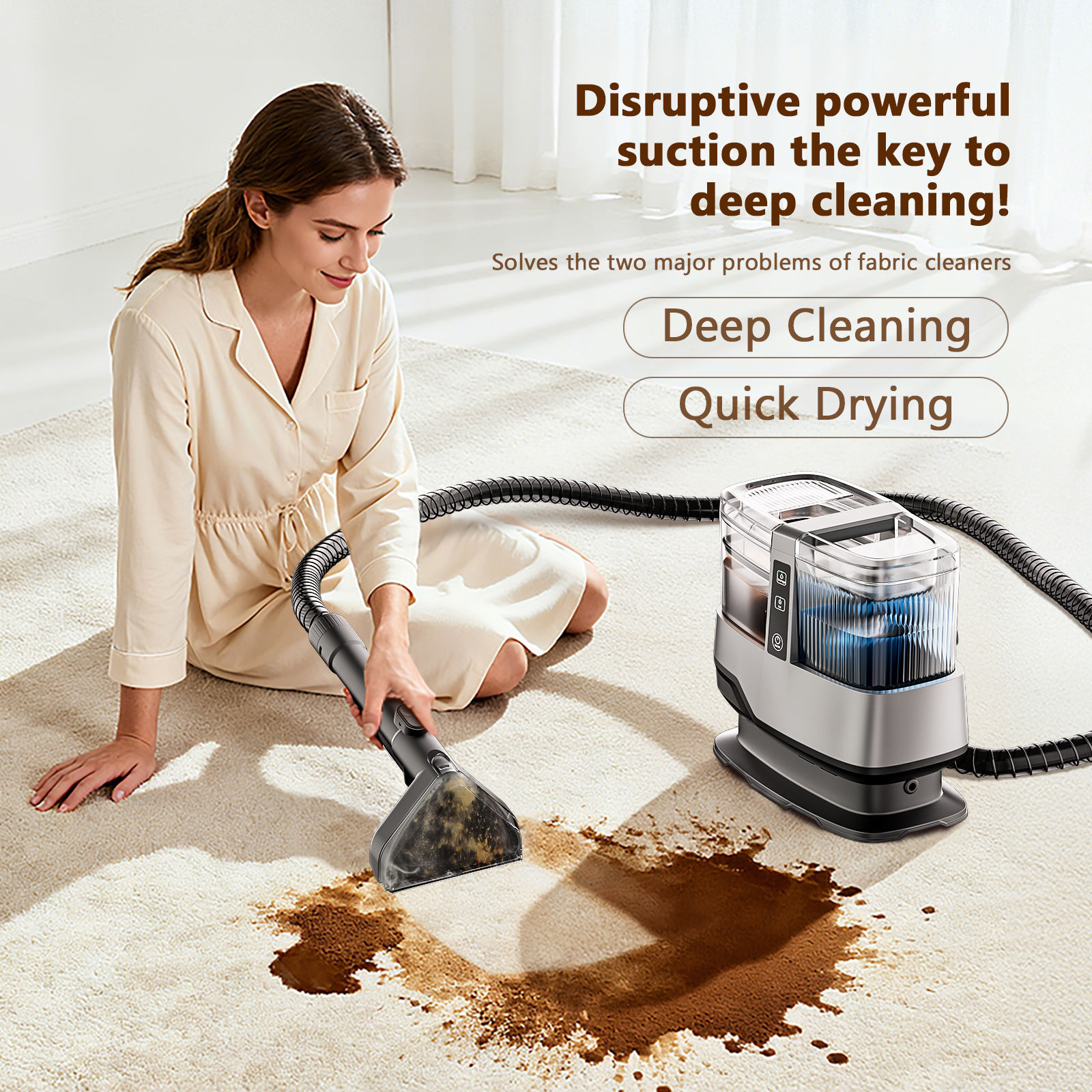 Aspirator cu spalare C688B, 600W, 1.1L, 1.2L, multicolor