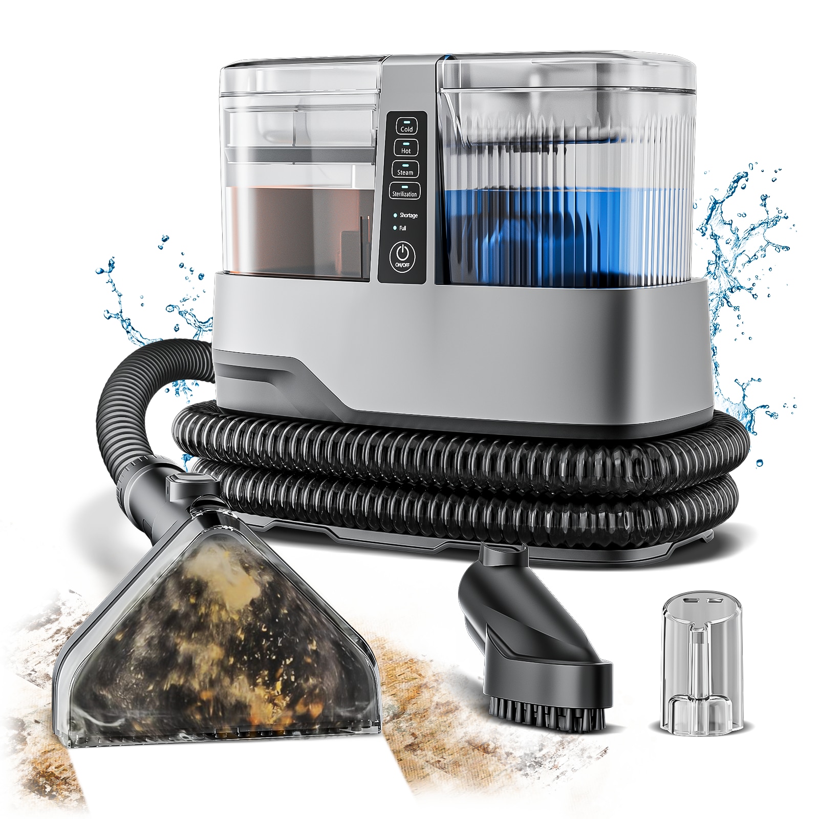Aspirator cu spalare C688B, 600W, 1.1L, 1.2L, multicolor