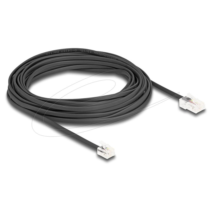 Cablu de retea DeLock RJ45 - RJ11, 10m, negru